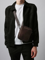 Crossbody Bag M Tolosa Etrier Brown tolosa ETOL704M-vue-porte