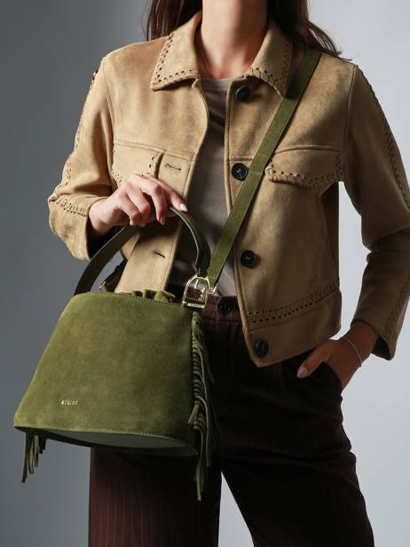 Sac Bandoulière Country Etrier Vert country ECOU161M vue secondaire 2