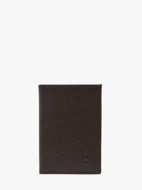 Porte-cartes Madras Cuir Etrier Marron madras EMAD013